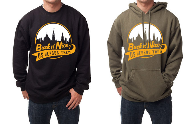 Buck N' Nice Hoodie:Crew Neck